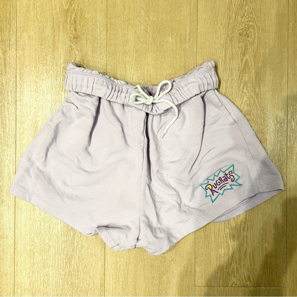 Nickelodeon Rugrats Lavender Drawstring Women’s Shorts